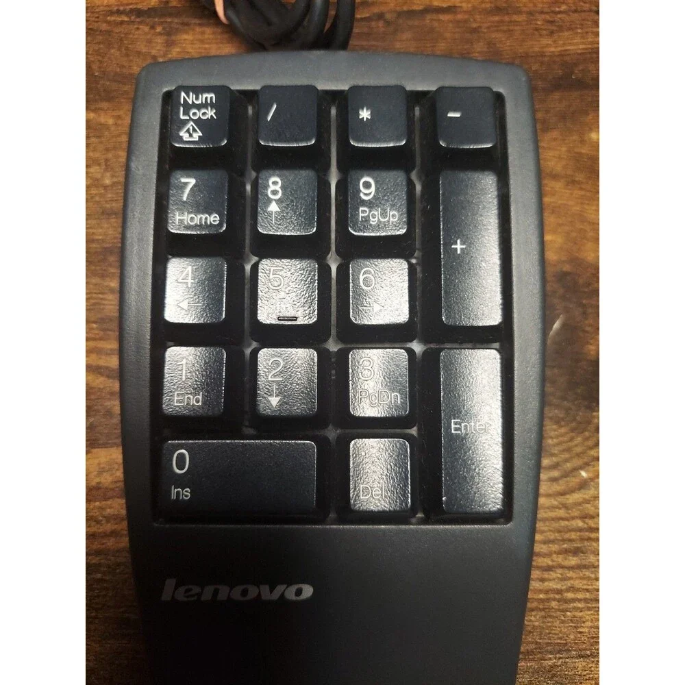 Lenovo Wired External USB Numeric Number Pad Keyboard Keypad Model KU-9880